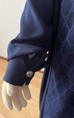 Marineblauw Gown Abāya