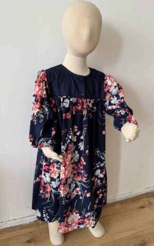 Bloemen Patroon – Midnight Blue