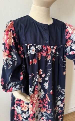 Bloemen Patroon – Midnight Blue