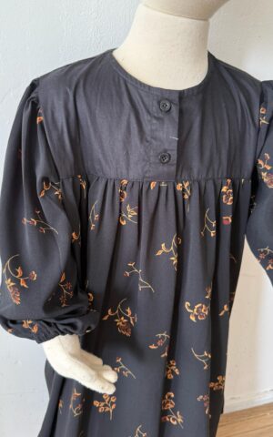 Bloemen Patroon – Black